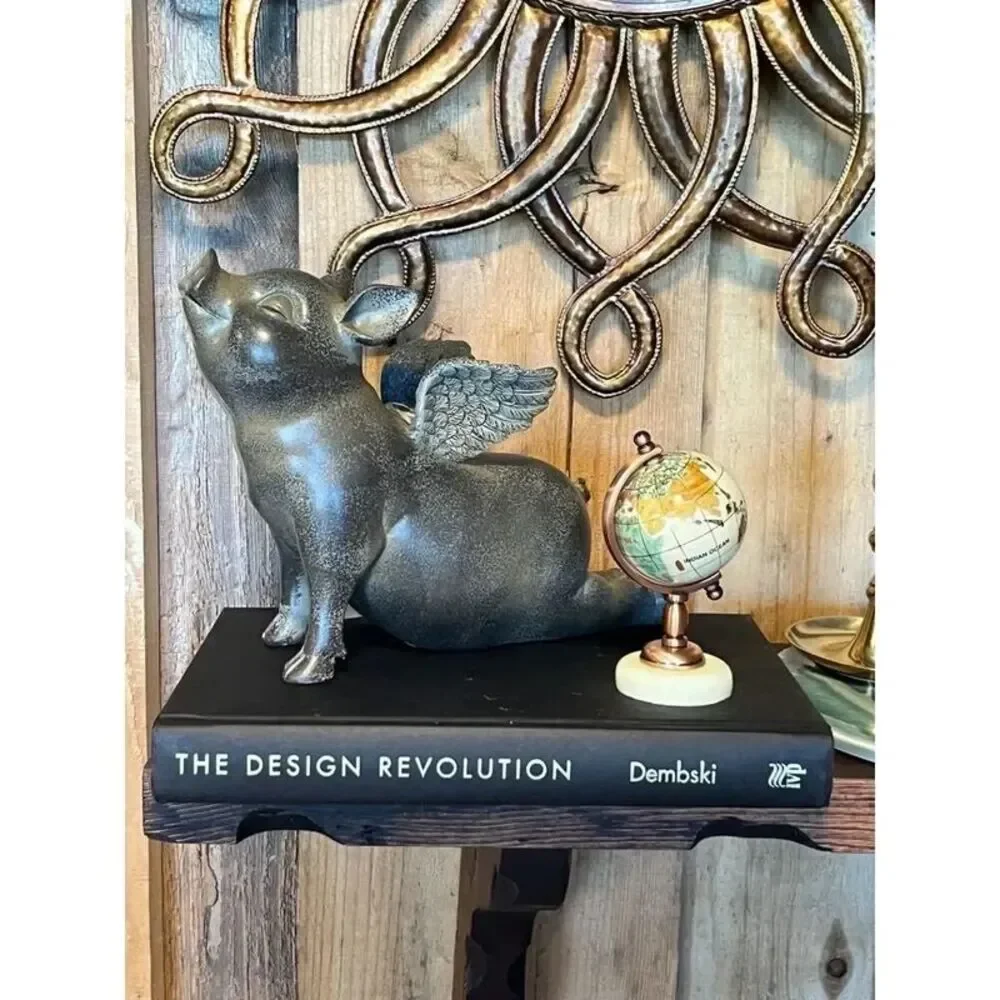 Mother-of-Pearl Gemstone Globe | Copper Stand | Natural Stone Décor NEW